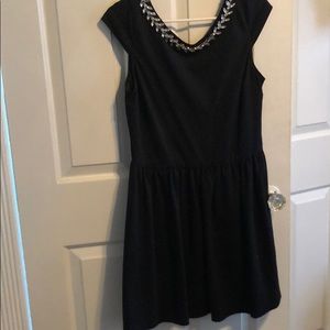 Embellished black dress